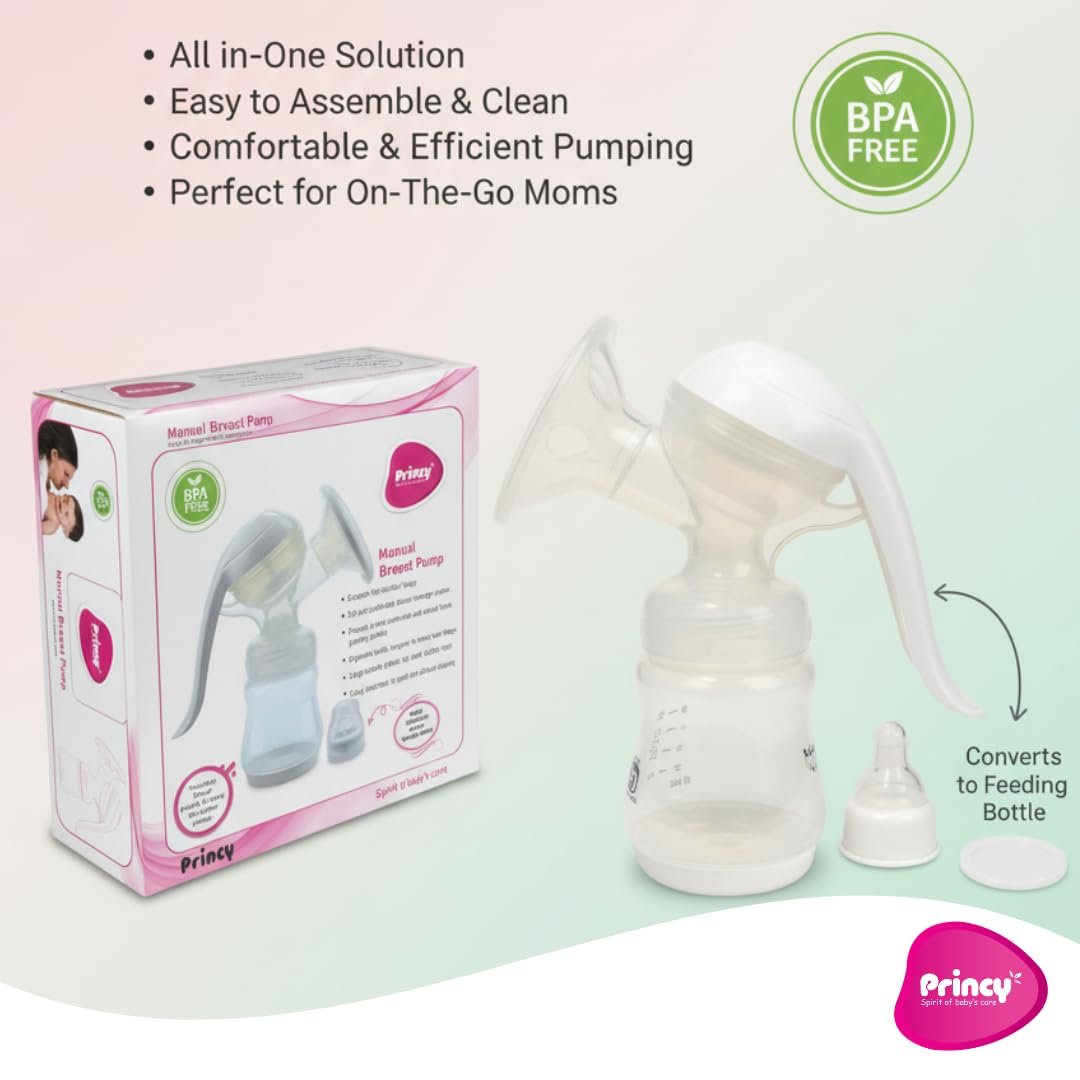 Princy Portable Manual Breast Pump - Image 5