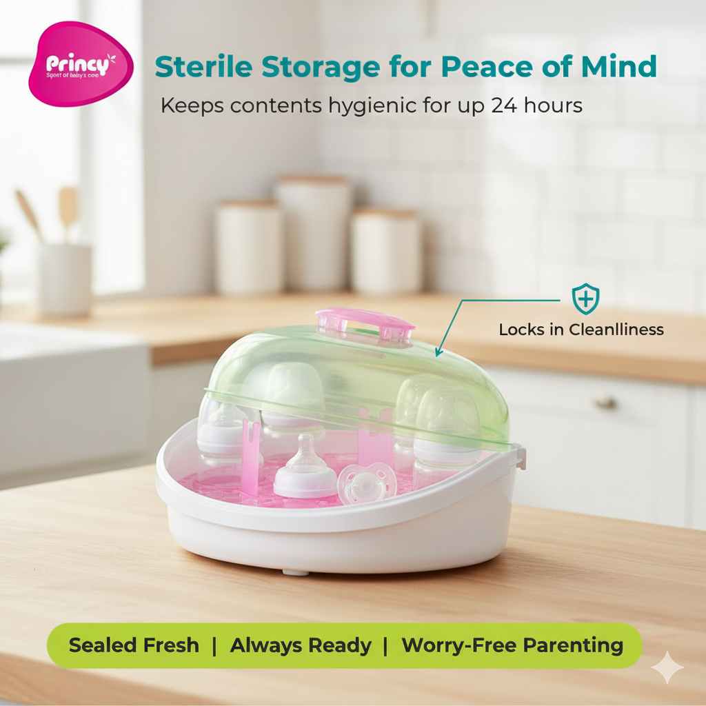 Princy Microwave Steam Sterilizer - Quick & Easy Bottle Sanitization - Image 4